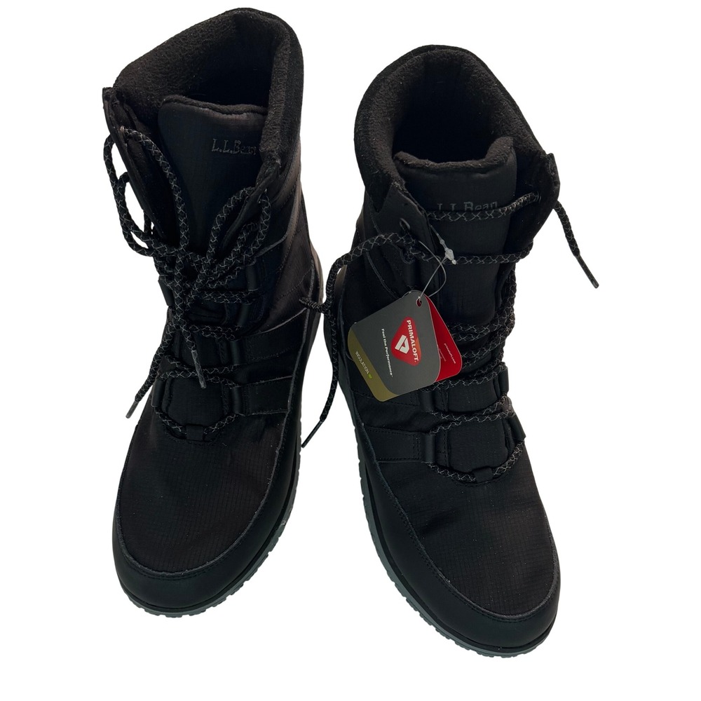 LL Bean Mens Tek 2.5 Ultralight Primaloft Boots Black Size 11 Medium